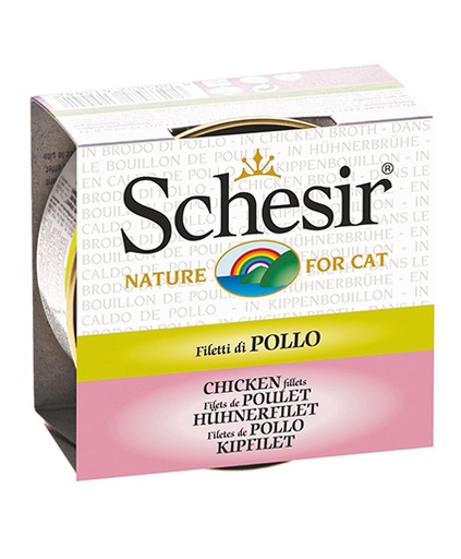 [AG61543] Schesir Cat Broth Chicken 12 x 70 gr.