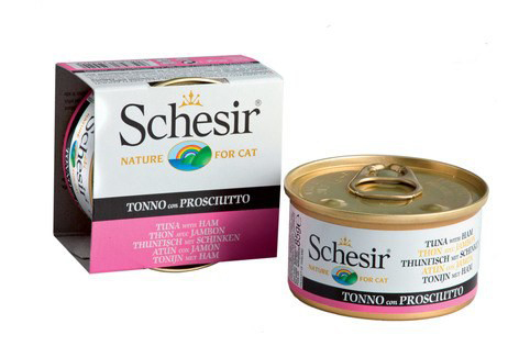 [AG75002] Schesir Cat Jelly Tuna & Ham 12 x 85 gr.