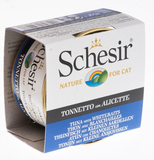 [AG75003] Schesir Cat Jelly Tuna & Whitebait 12 x 85 gr.