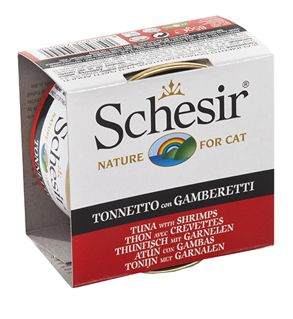 [AG75004] Schesir Cat Jelly Tuna & Prawns 12 x 85 gr.