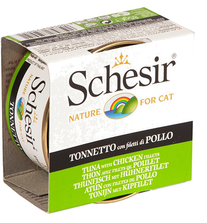 [AG75005] Schesir Cat Jelly Tuna & Chicken 12 x 85 gr.