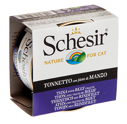 [AG75007] Schesir Cat Jelly Tuna & Beef 12 x 85 gr.