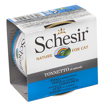 [AG75010] Schesir Cat Nat. Brine Rice Tuna 12 x 85 gr.