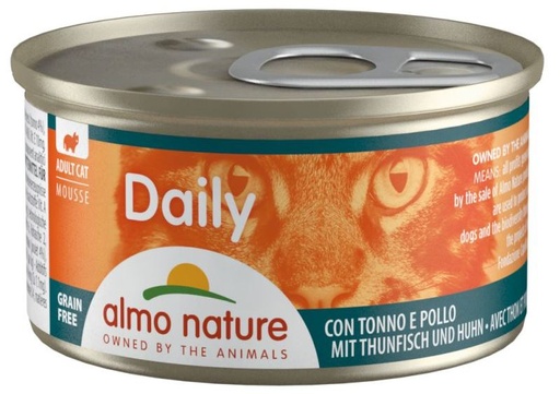 [AL0148] Almo Nature Daily Menu Tonijn/Kip 24 x 85 gr.