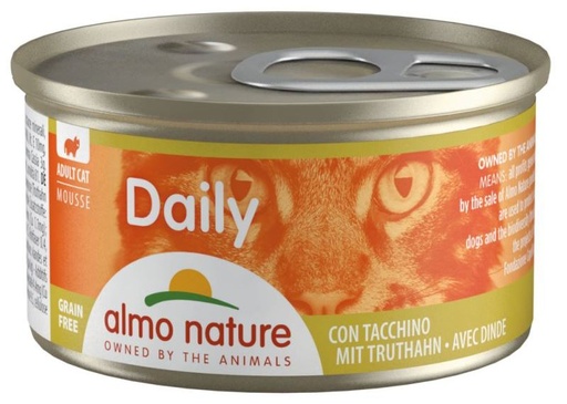 [AL0154] Almo Nature Daily Menu Kalkoen 24 x 85 gr.