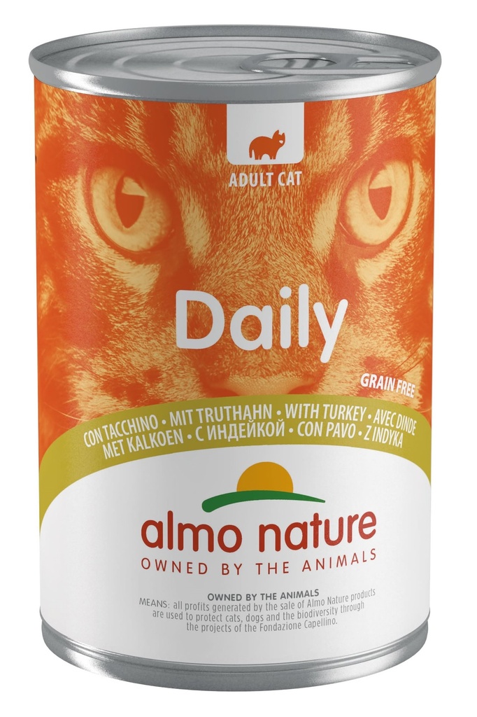 Almo Nature Blik Kalkoen 24 x 400 gr.