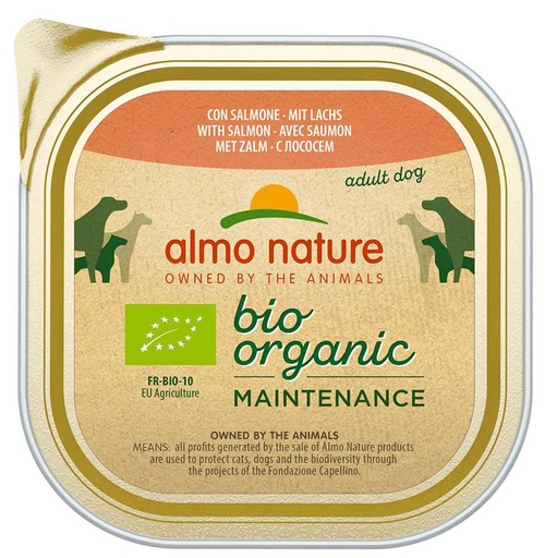 [AL0257] Almo Nature Daily Bio Dog Salmon 9 x 300 gr.