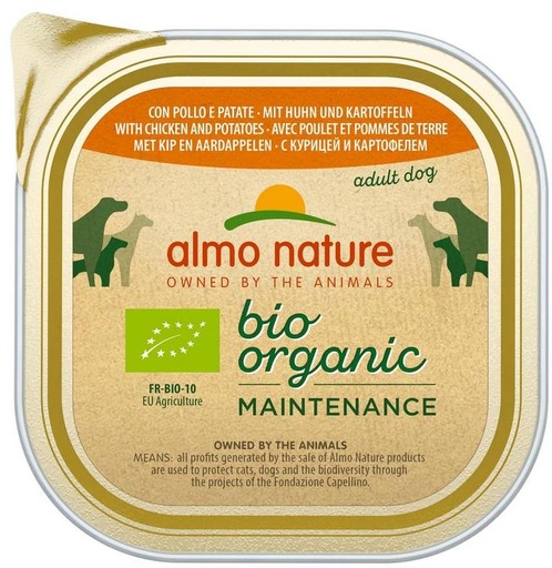 [AL0333] Almo Nature Daily Bio Dog Chicken+Potatoes 9 x 300 gr.