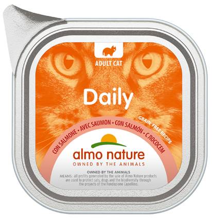 [AL0352] Almo Nature Daily Menu Alu met Zalm 32 x 100 gr.