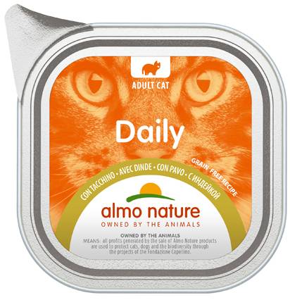 Almo Nature Daily Menu Alu met Kalkoen 32 x 100 gr.