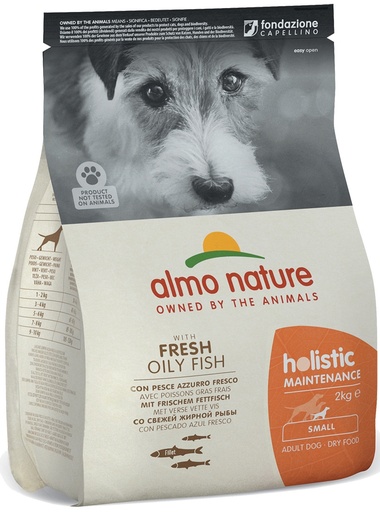 [AL0713] Almo Nature Holistic Dog S Witvis & Rijst 2 kg.