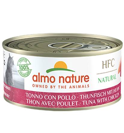 [AL5129H] Almo Nature Tonijn met Kip (24 x 150 gr.)