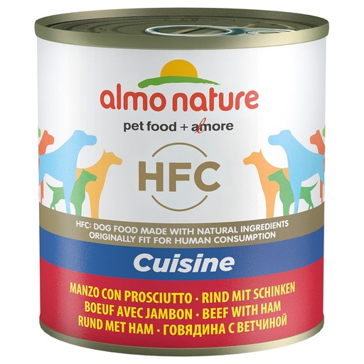 [AL5525] Almo Nature Dog Beef+Ham (12 x 290 gr.)