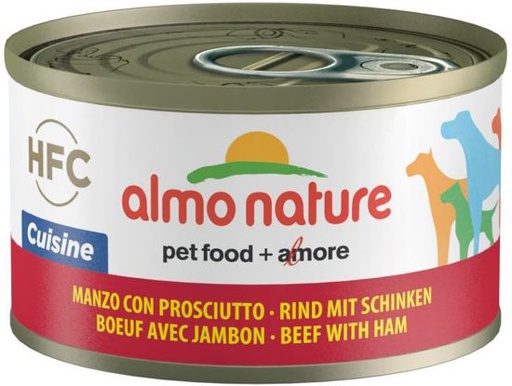 [AL5545] Almo Nature Dog HFC Cuisine Rund Ham 24 x 95 gr.