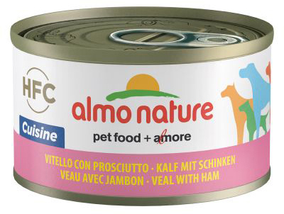[AL5547] Almo Nature Dog HFC Cuisine Kalf Ham 24 x 95 gr.