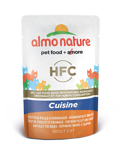 [AL5830] Almo Nature Kip en Kaas (24 x 55 gr.)
