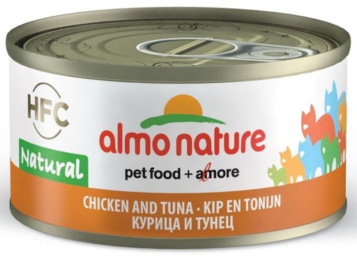 [AL9025] Almo Nature Kip met Tonijn 24 x 70 gr.