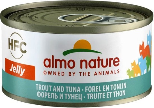 [AL9036] Almo Nature Tonijn met Forel (24 x 70 gr.)