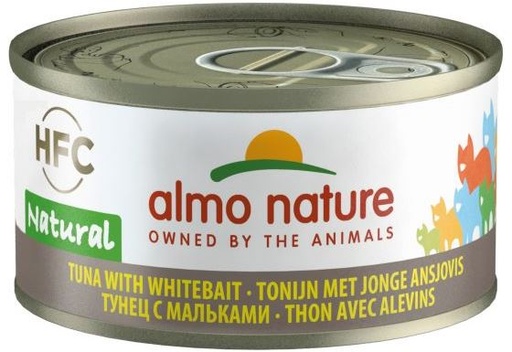 [AL9084] Almo Nature Tonijn met Jonge Ansjovis 24 x 70 gr.