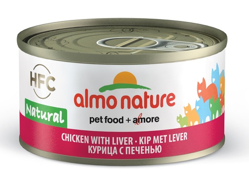 [AL9413H] Almo Nature Kip met Lever 24 x 70 gr.