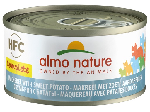 [AL9432H] Almo Nature Makreel met zoete aardappel 24 x 70 gr.