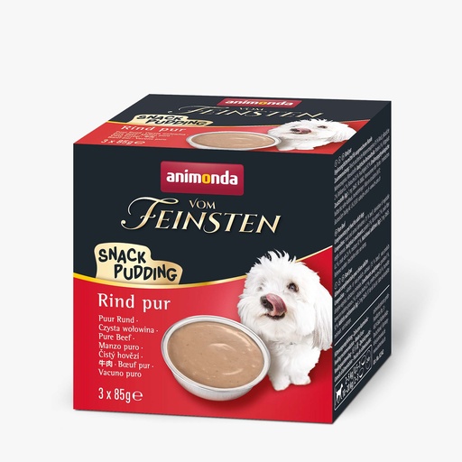 [AM82342] Feinsten Dog Snack Pudding Rund (16 x 3 x 85 gr.)