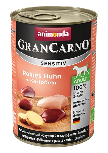 [AM82411] Grancarno Sens.Pure Chicken+Potatoes 6 x 400 gr.