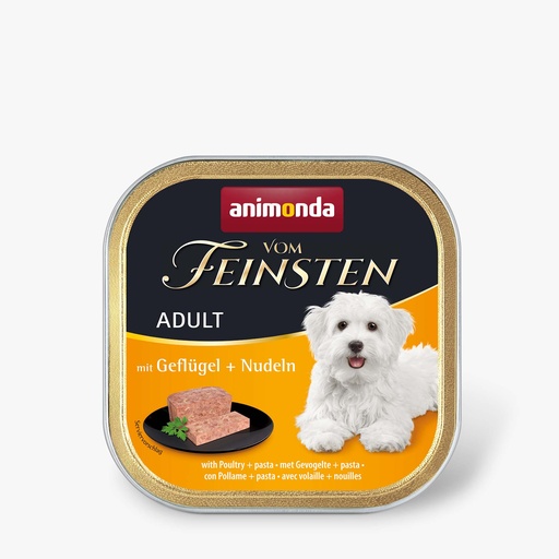 [AM82614] Feinsten Dog Adult Gev+Pasta 22 x 150 gr.