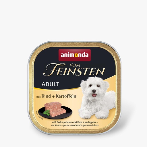 [AM82615] Feinsten Dog Adult Rund+Aard. 22 x 150 gr.