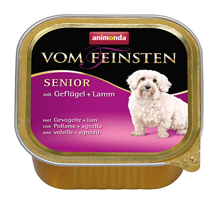 [AM82623] Feinsten Dog Senior Gevogelte+Lam 22 x 150 gr.