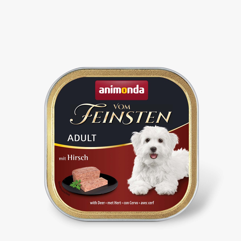Feinsten Dog Adult met Hert 22 x 150 gr.