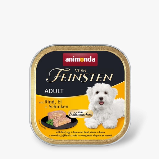[AM82667] Feinsten Dog Gourmet Rund+Ei 22 x 150 gr.