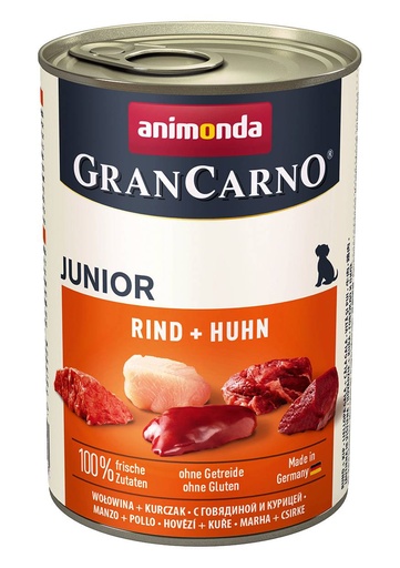 [AM82729] Grancarno Junior Kip+Rund 6 x 400 gr.