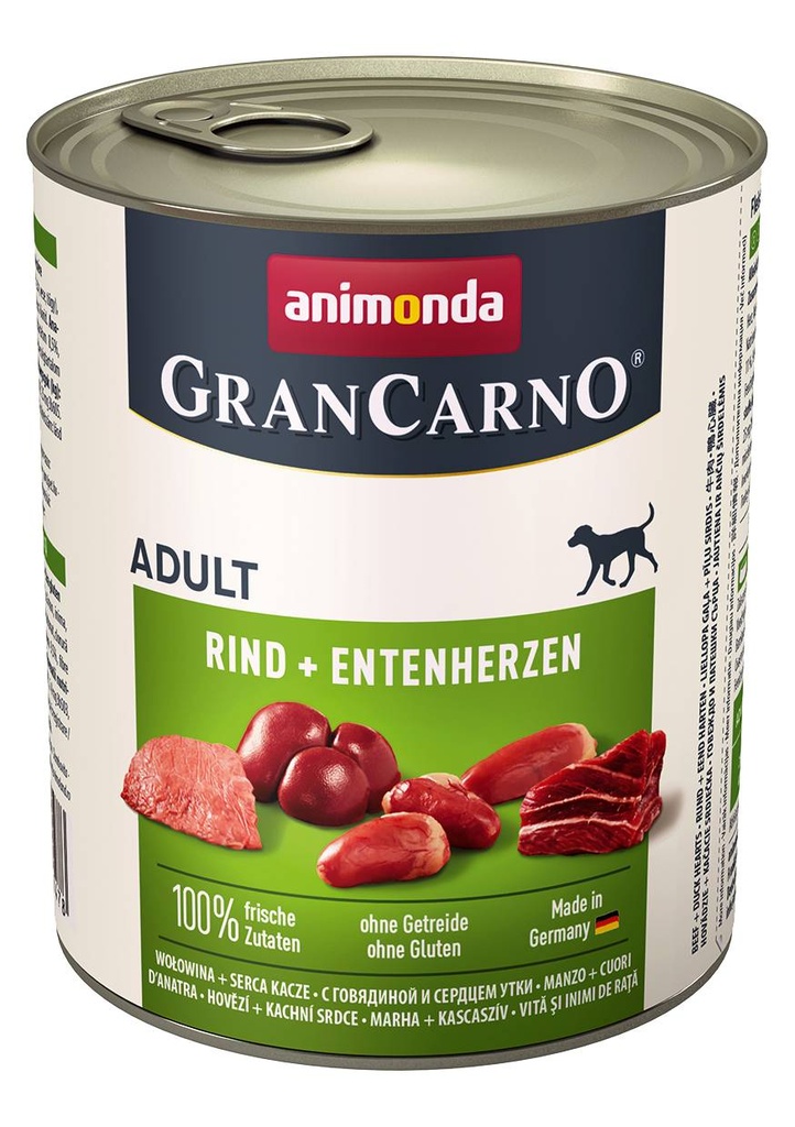 Grancarno Rund+Eendenhart 6 x 800 gr.
