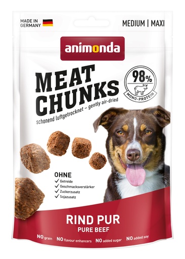 [AM82932] Meat Chunks Pure Beef 6 x 80 gr.