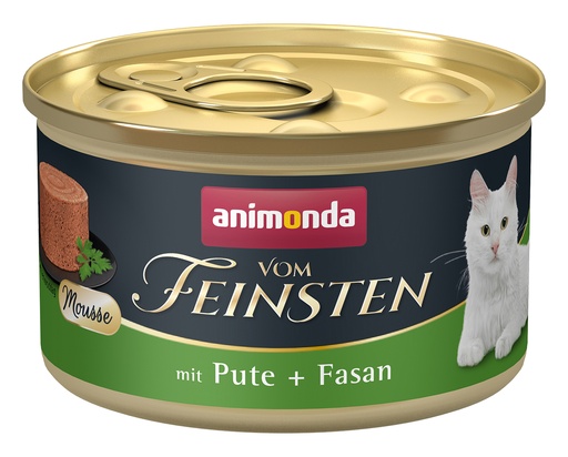 [AM83031] Feinsten Cat Can Adult Kalk./Fazant 12 x 85 gr.
