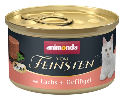 [AM83032] Feinsten Cat Can Adult Zalm/Gev. 12 x 85 gr.