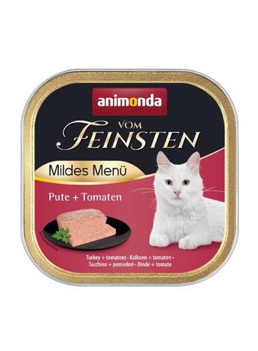 [AM83047] Feinsten Cat Mild Menu Kalk+Tomaat (32 x 100 gr.)