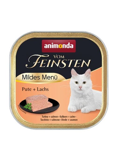 [AM83048] Feinsten Cat Mild Menu Kalk+Zalm (32 x 100 gr.)