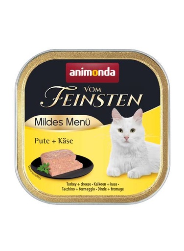 [AM83050] Feinsten Cat Mild Menu Kalkoen+Kaas (32 x 100 gr.)