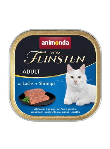 [AM83202] Feinsten Cat Adult Zalm+Garn. 32 x 100 gr.