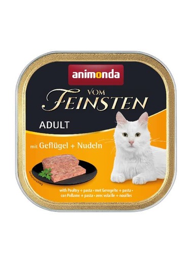 [AM83210] Feinsten Cat Adult Gev.+Pasta 32 x 100 gr.