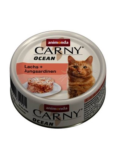 [AM83299] Carny Ocean Zalm/Sardines 12 x 80 gr.