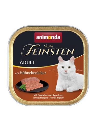 [AM83304] Feinsten Cat Adult Kippenlever (32 x 100 gr.)