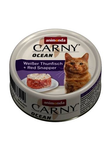 [AM83321] Carny Ocean Witte Tonijn/Rode Snapper 12 x 80 gr.