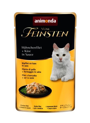 [AM83681] Feinsten Pouch Kipfilet+Kaas (18 x 50 gr.)