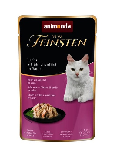 [AM83689] Feinsten Pouch Zalm+Kipfilet 18 x 50 gr.