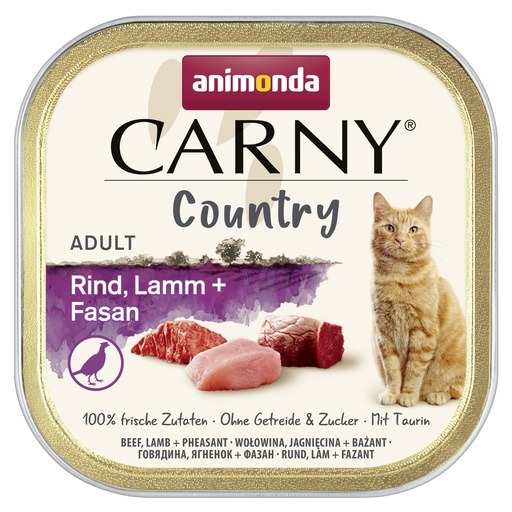 [AM83843] Carny Country Rund/Lam/Fazant 32 x 100 gr.