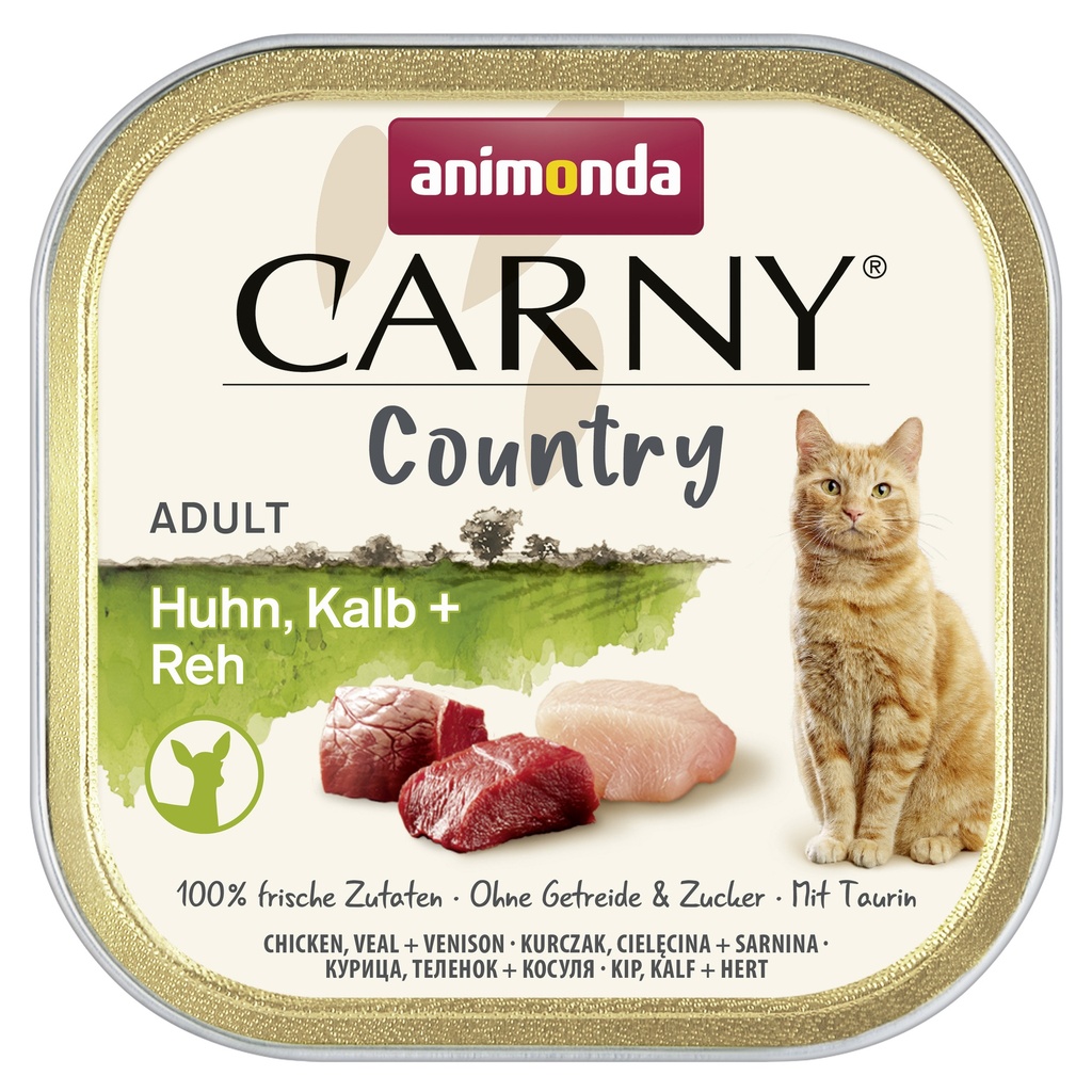 Carny Country Kip/Kalf/Wild 32 x 100 gr.
