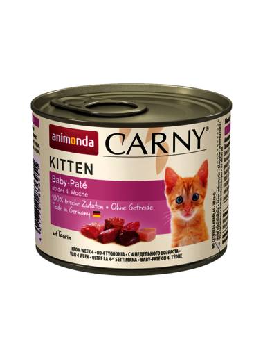 Carny Kitten Baby Pate 12 x 200 gr.